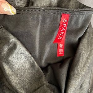 SPANX fau leather leggings